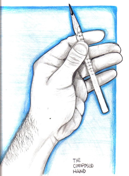 The composed hand . . . ready to strike!