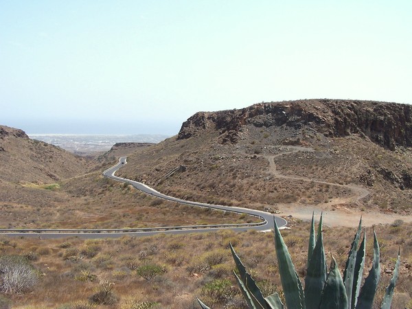A road through the mountains