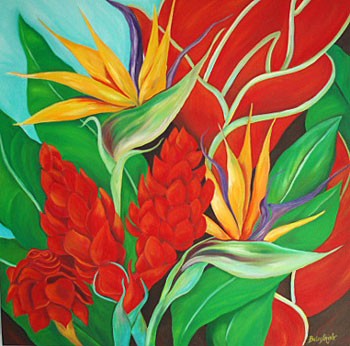 TROPICAL FLOWERS 1