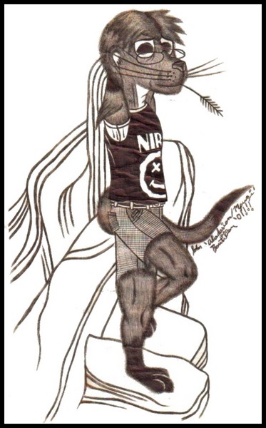 The second pic of my fursona...