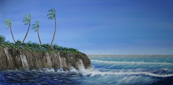 Palms In Paradise-Sold