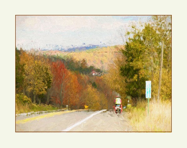Autumn Biker