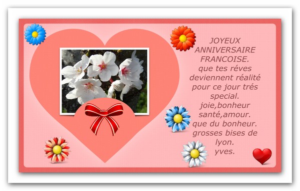 Joyeux Anniversaire 14 Francoise By Yves Colas Artwanted Com