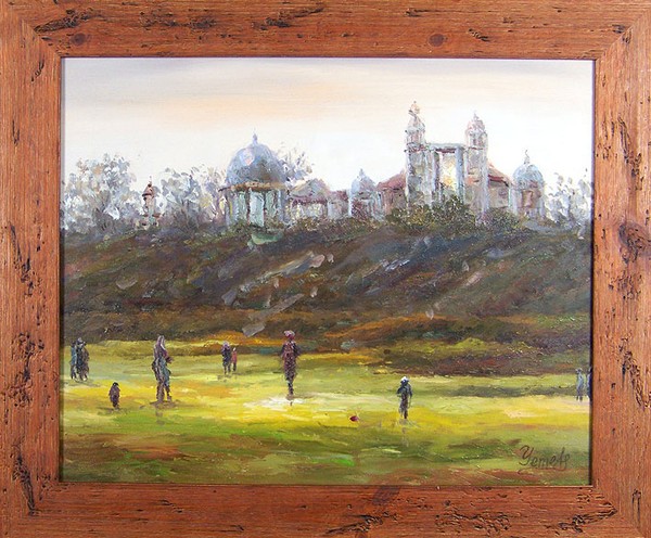 GOOD MORNING, GREENWICH! Original Oil Painting
