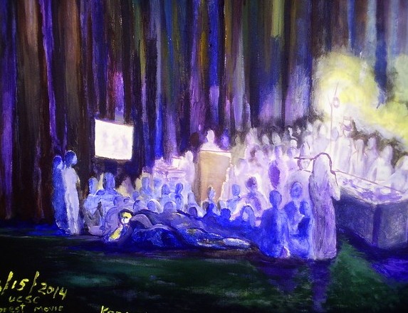UCSC movie forest night