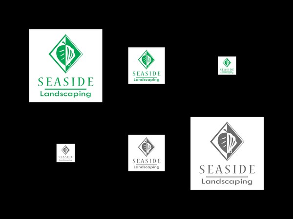 Seaside Landscaping Logo Board