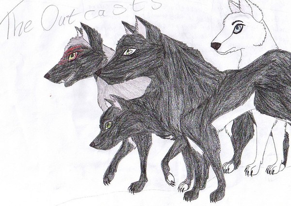 My firrst go at doing some wolves