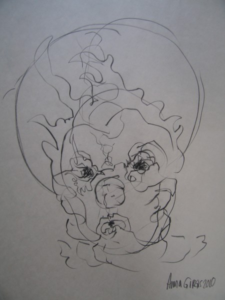 unfinished 1st layer drawing