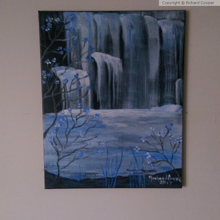 Blue Waterfalls  (1469952)....SOLD