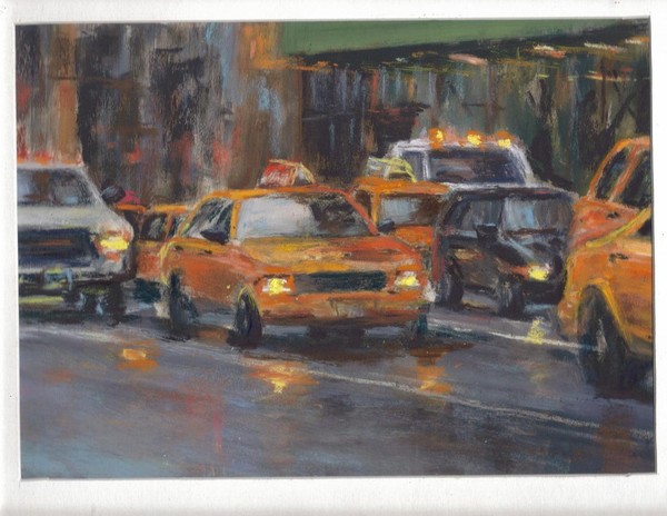 Taxis in Manhattan