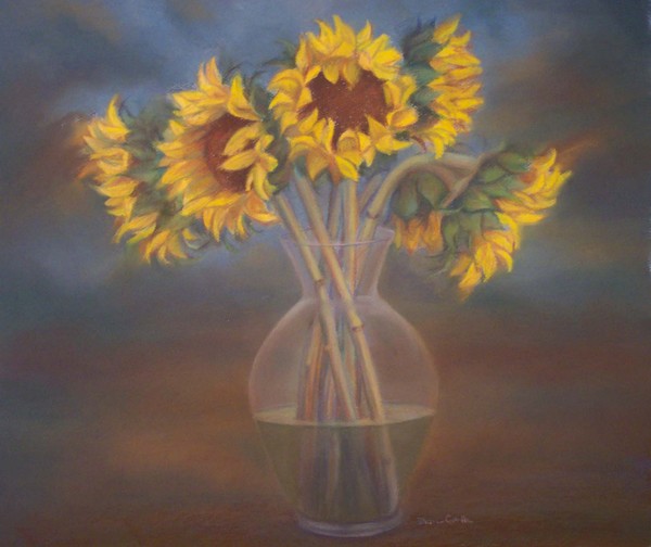 Sunflowers in Vase