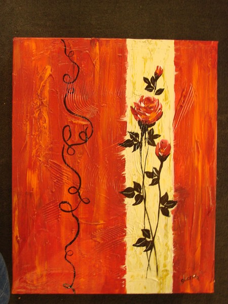 Three roses