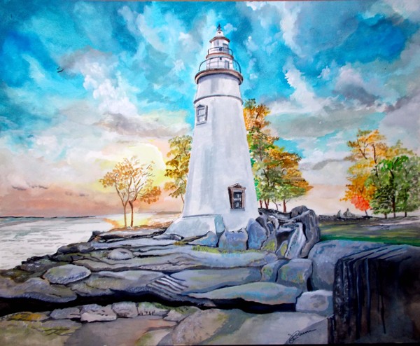 Lighthouse at Marblehead, Ohio