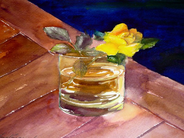 ROSE IN A GLASS
