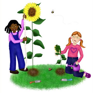 Sunflower girls