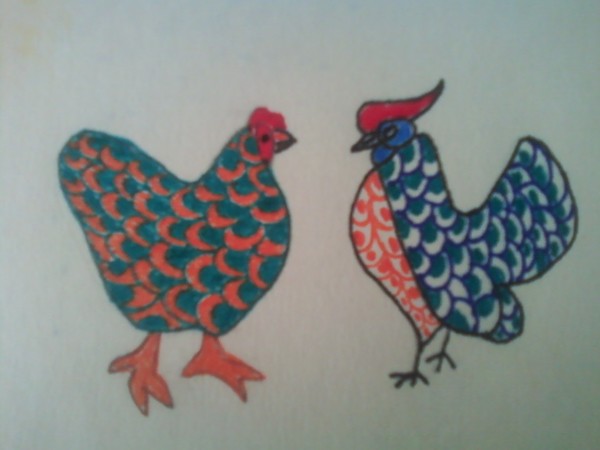 He Said, She Said by The Rooster Art Card
