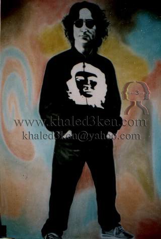 DRAWING PORTRAIT JOHN LENNON AND BEATLES LIFE STORY AND MARK DAVID CHAPMAN KHALED3KEN (46)