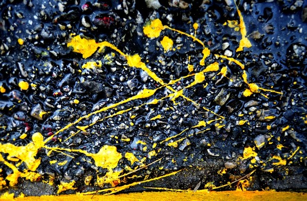 With a touch of yellow