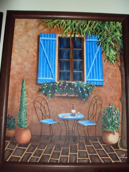 Bistro Patio Scene