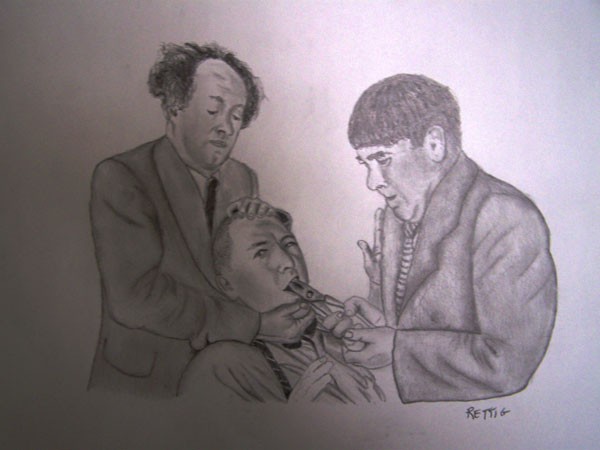 Larry Moe and Curly