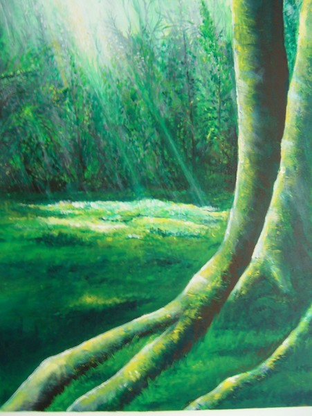 green roots
