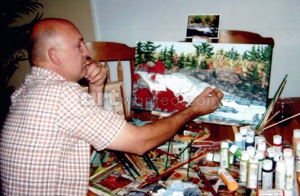 my self painting landscape