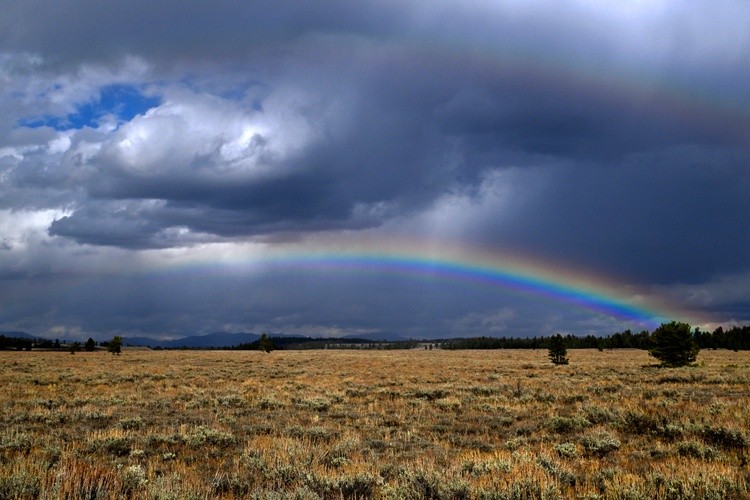Double Rainbow Taggart Lake Trailhead/GTNP