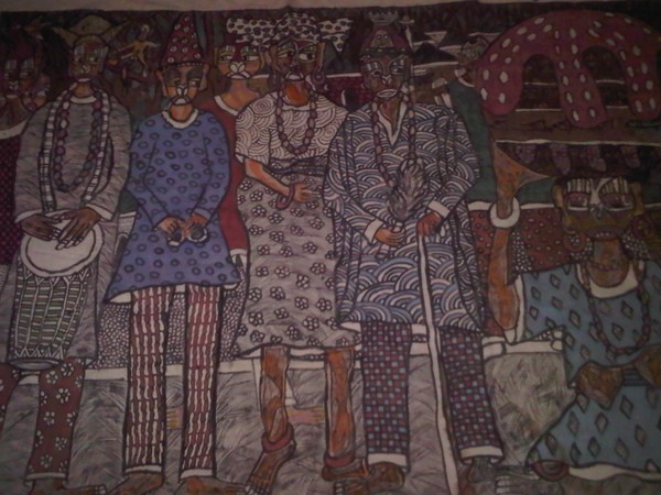osun osogbo festival( pen and ink)