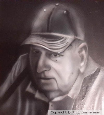 Deceased Grandfather portrait