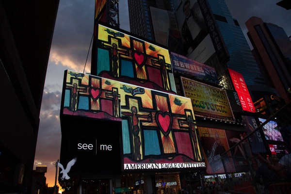 Artist Darrell Black work displayed in New York