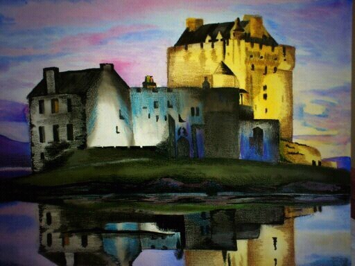 eileen donan castle at sunset