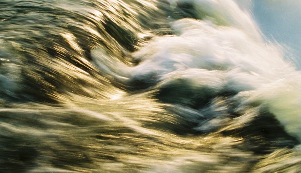flowing water