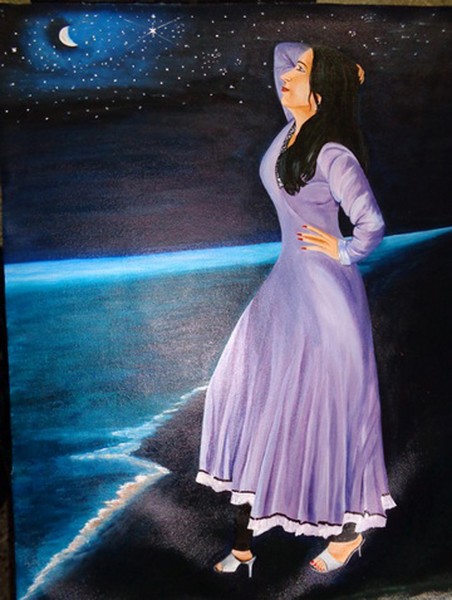 Above Horizon- Original Self Portrait