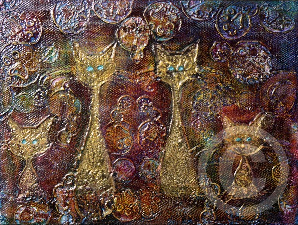 Meow...Meow  18 x 24