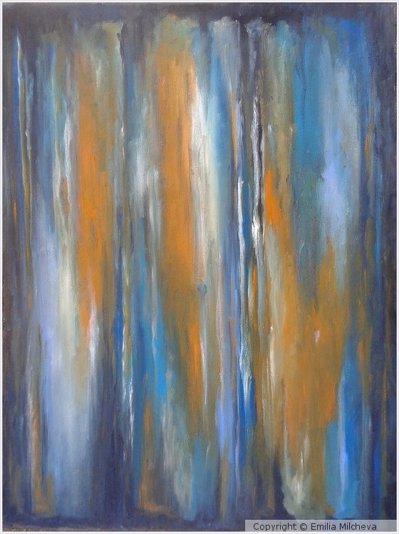 OPEN DOORS oil painting 50x70cm