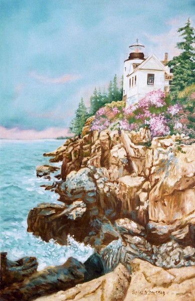 Lighthouse and Cliffs