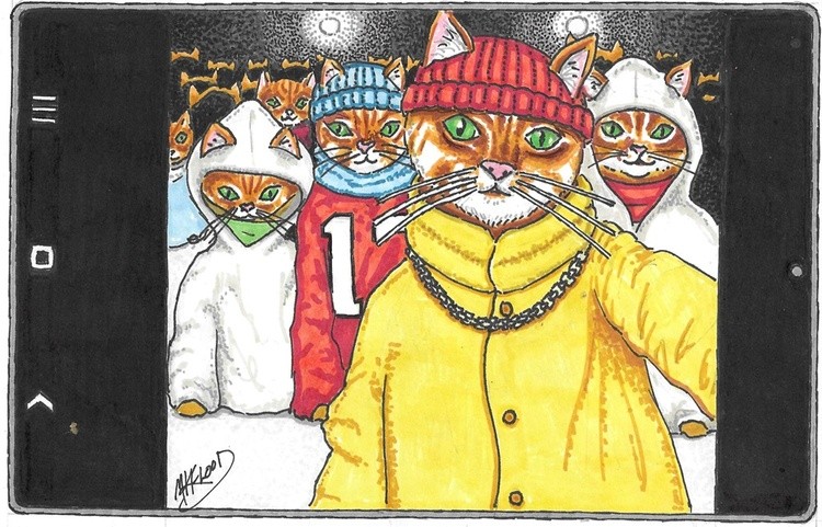 Cool Cats and Posse selfie