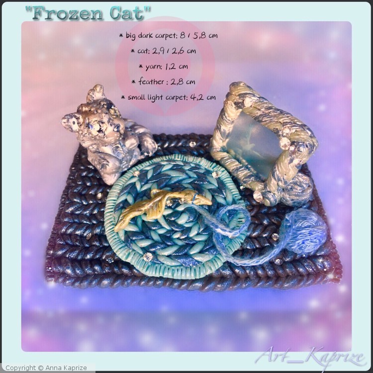 Snowy Frozen Cat Winter Atmosphere Comfort Prepari