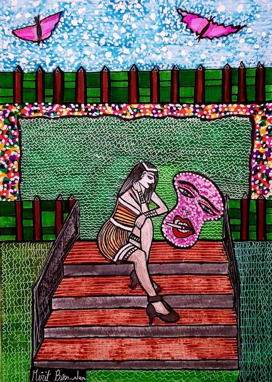 Realistic art from Israel jewish woman by Mirit Ben-Nun