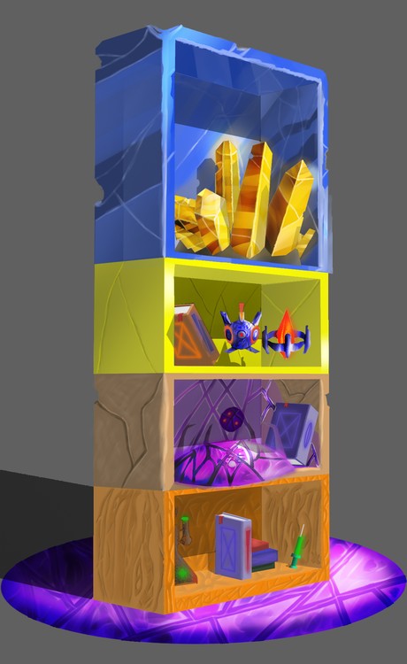 StarCraft bookcase