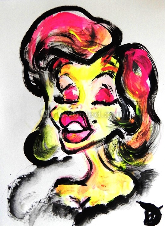 Marilyn Monroe Caricature