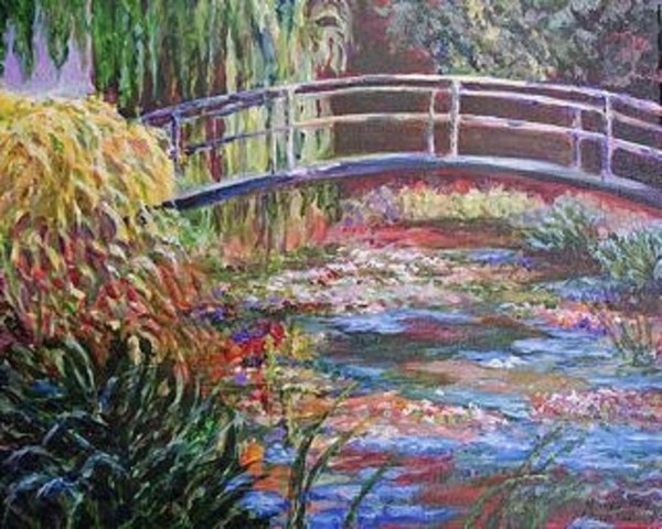 After Monet's Bassin Aux Nympheas