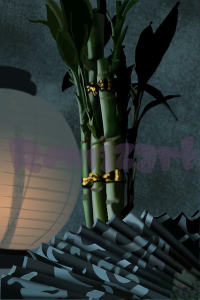 Bamboo Digi Painting