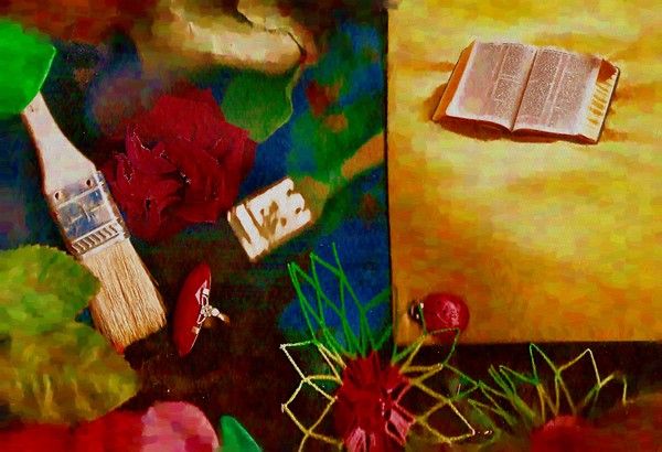The book of love painted with peace in mind