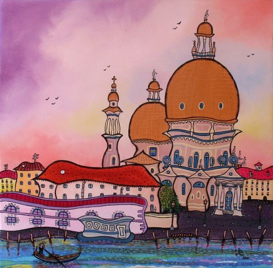 Venezia III, 40x40 cm