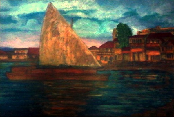 sailing in