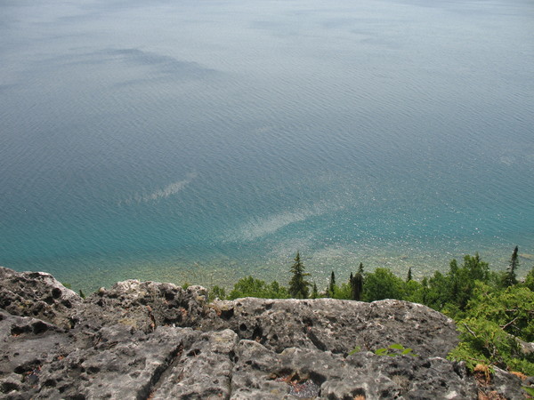 Below the edge