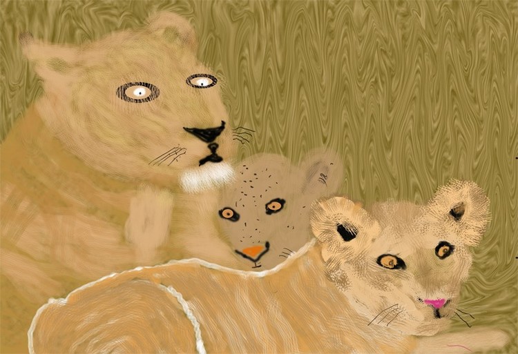 Lion Family  (O814)