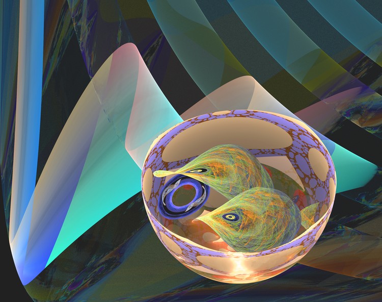 Bowle With Chick Fish 