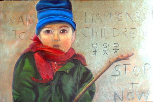 Boy with the Red Scarf